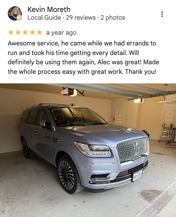 Original Google review screenshot