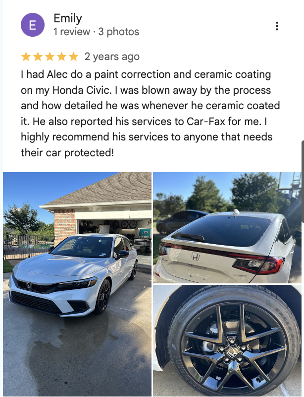 Original Google review screenshot